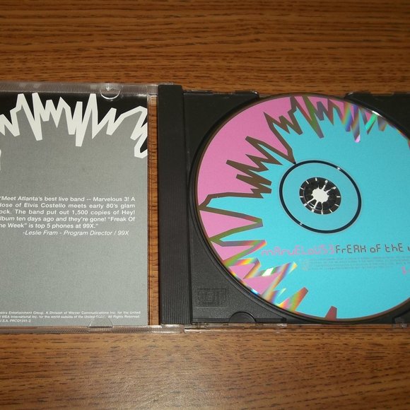 VERY RARE MARVELOUS 3 - FREAK OF THE WEEK CD - Picture 2 of 4